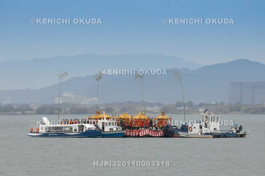 滋賀県　日吉大社　山王祭　神輿渡御（湖上巡幸）