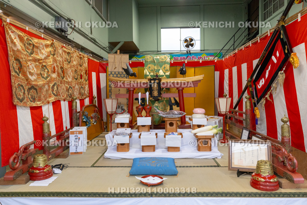 富山県 高岡御車山祭 宵祭 山宿(二番町)