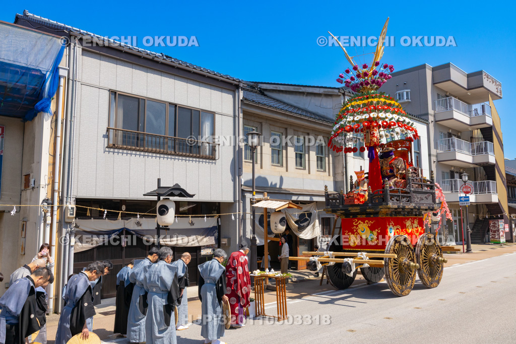 富山県 高岡御車山祭 御車山(木舟町) 修祓
