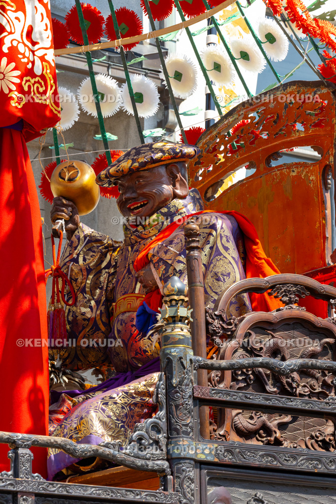 富山県 高岡御車山祭 御車山(木舟町) 本座(大黒天)