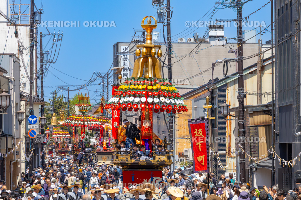 富山県 高岡御車山祭 御車山曳揃