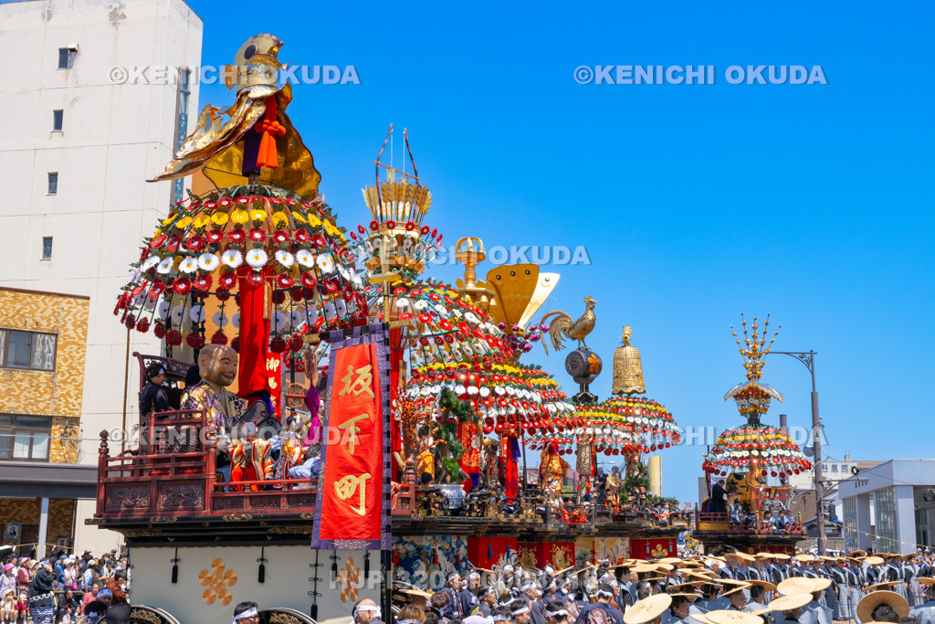 富山県 高岡御車山祭 勢揃式