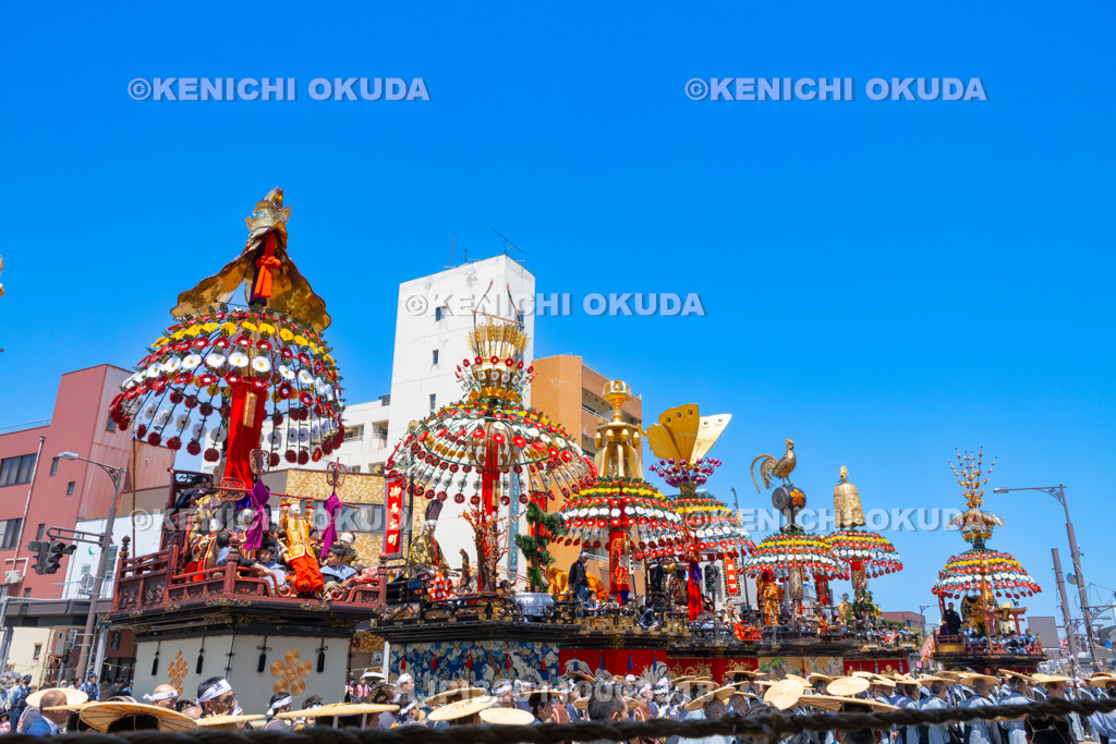 富山県 高岡御車山祭 勢揃式