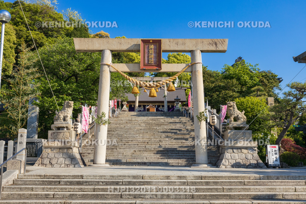 愛知県　神前神社　参道