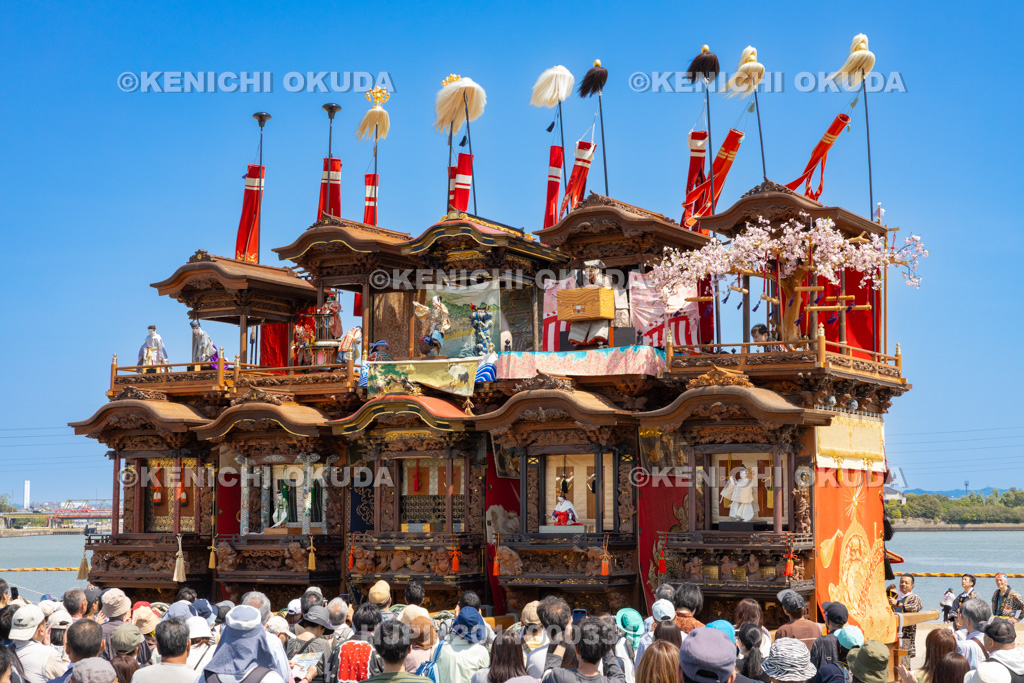 愛知県 亀崎潮干祭(初の日) からくり奉納