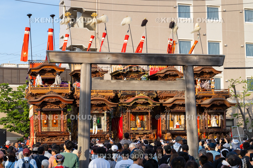 愛知県 亀崎潮干祭(初の日) 尾張三社整列
