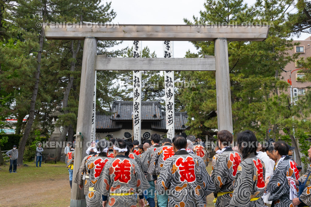 愛知県 亀崎潮干祭(後の日) 警固行列(石橋組)