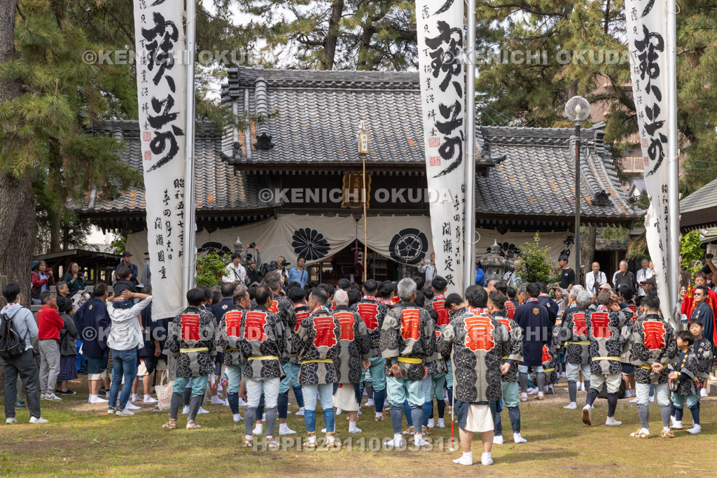 愛知県 亀崎潮干祭(後の日) 参拝(中切組)