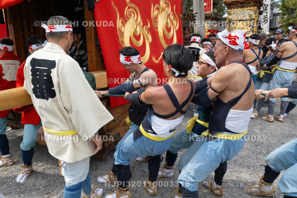 愛知県 亀崎潮干祭(後の日) 棒締め(宮本車)