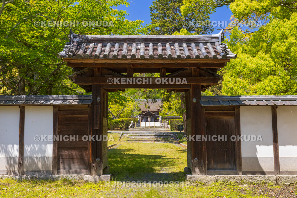 滋賀県　園城寺（三井寺）　護法社表門