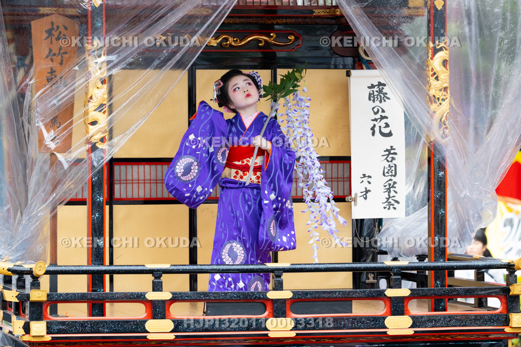 岐阜県 大垣祭(試楽) 子供舞踊(松竹やま)