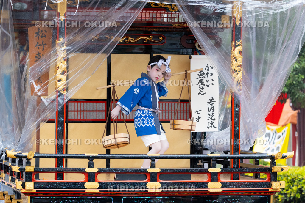 岐阜県 大垣祭(試楽) 子供舞踊(松竹やま)