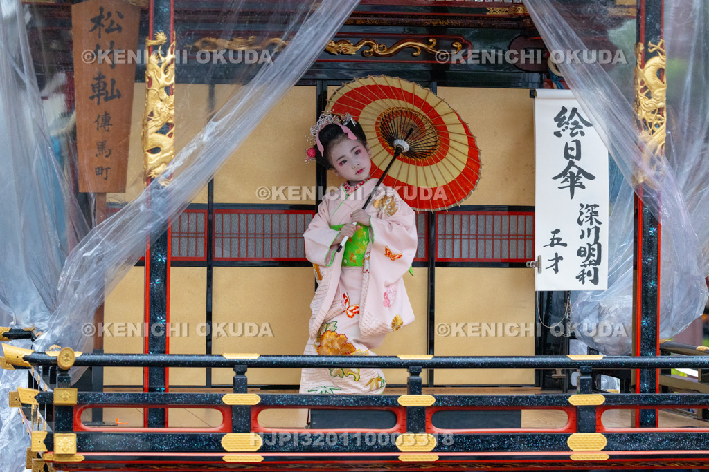 岐阜県 大垣祭(試楽) 子供舞踊(松竹やま)