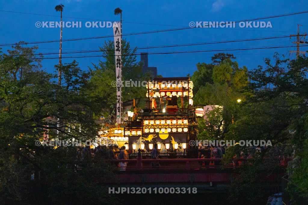 岐阜県 大垣祭(試楽) 夜宮 布袋やま
