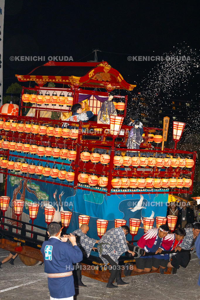 岐阜県 大垣祭(試楽) 夜宮 相生やま