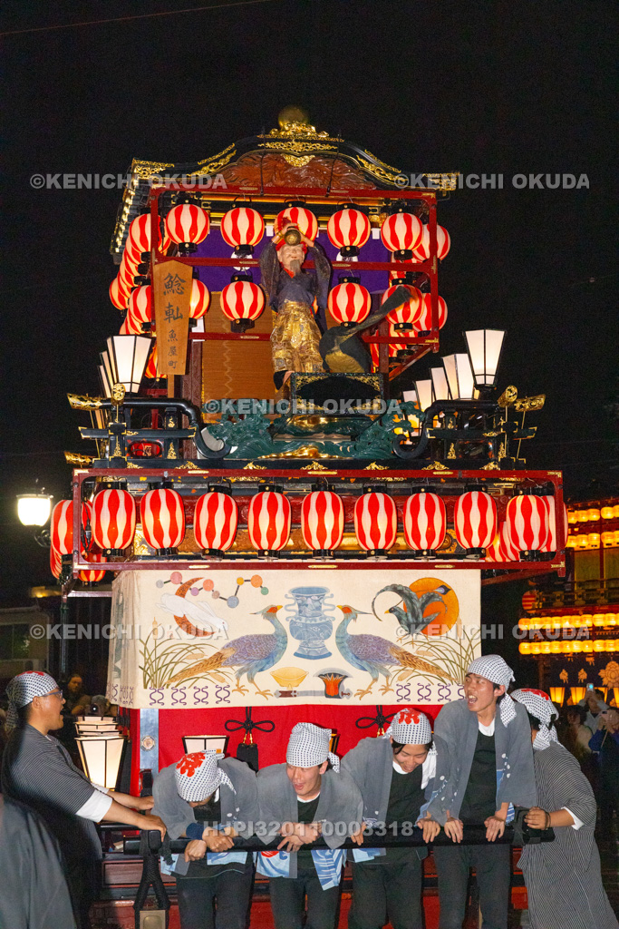 岐阜県 大垣祭(試楽) 夜宮 鯰やま