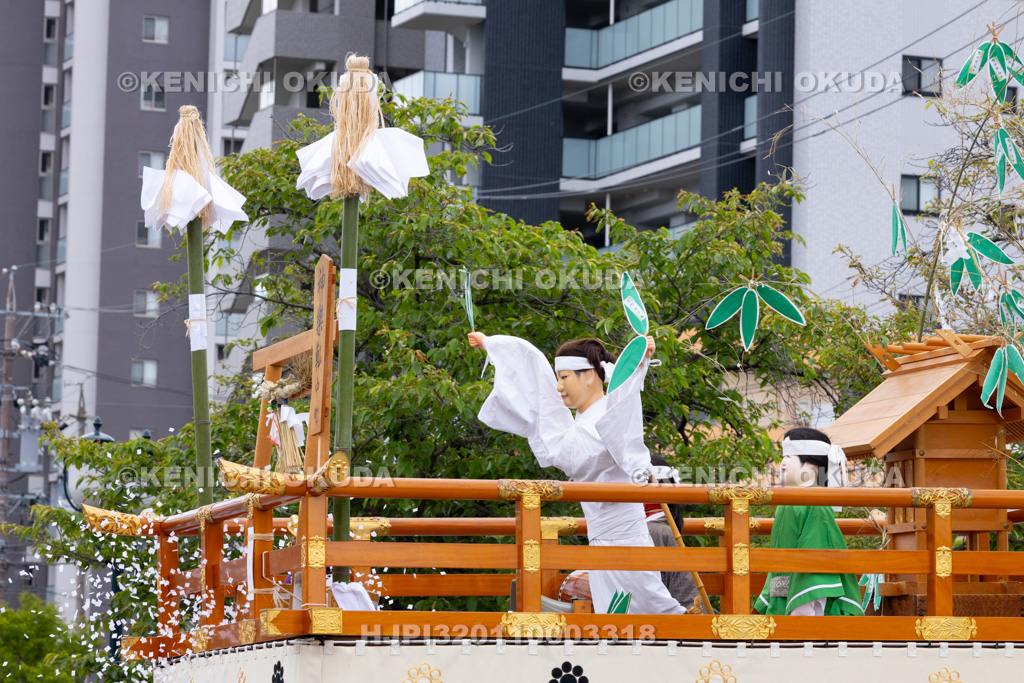 岐阜県 大垣祭(本楽) 掛芸披露(神楽やま)
