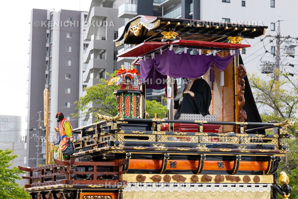 岐阜県 大垣祭(本楽) 掛芸披露(布袋やま)