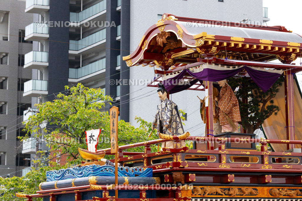 岐阜県　大垣祭（本楽）　掛芸披露（相生やま）