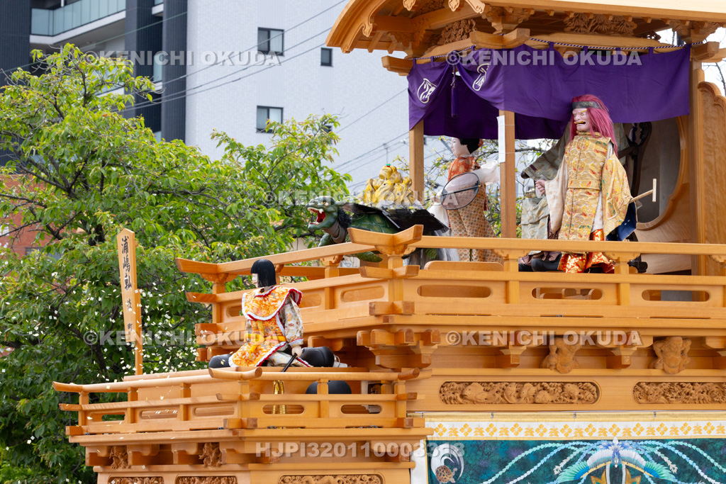 岐阜県 大垣祭(本楽) 掛芸披露(浦嶋やま)