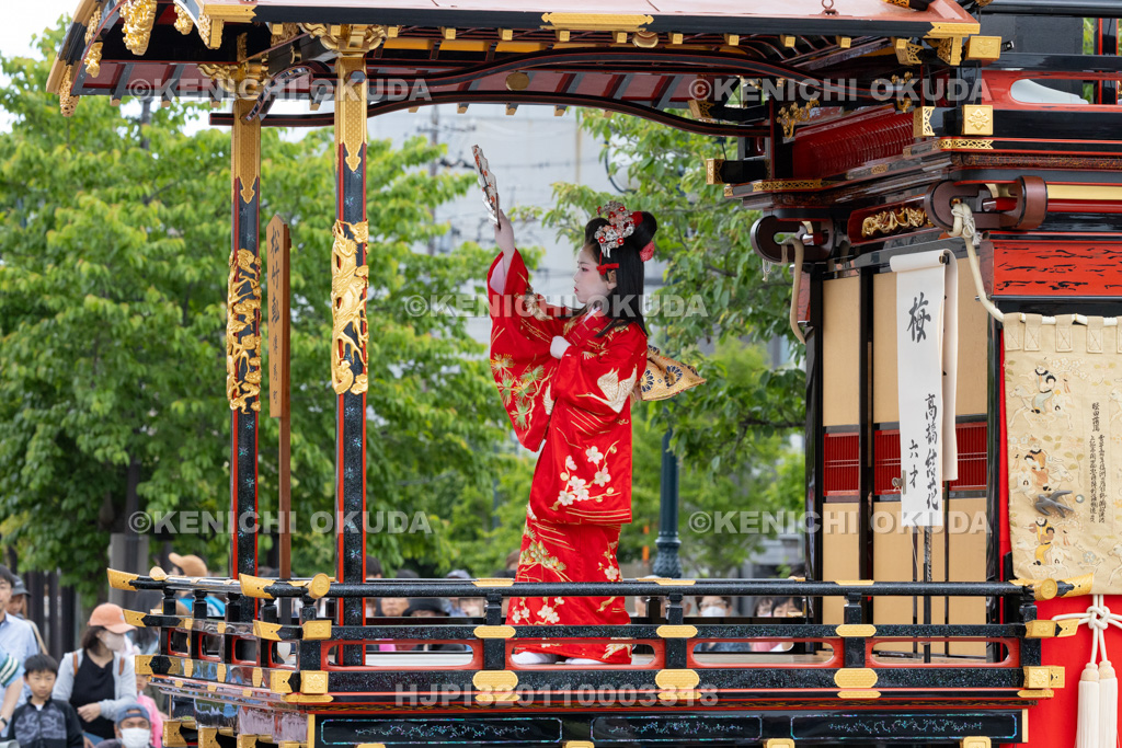 岐阜県 大垣祭(本楽) 子供舞踊(松竹やま)