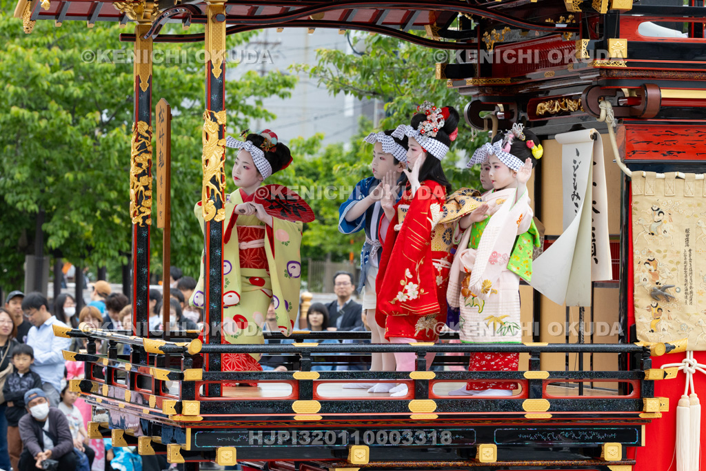 岐阜県 大垣祭(本楽) 子供舞踊(松竹やま)