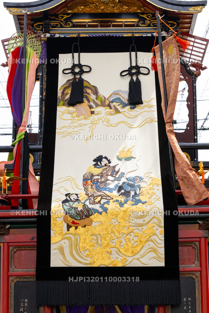 岐阜県 大垣祭(本楽) 見送り幕(愛宕やま)