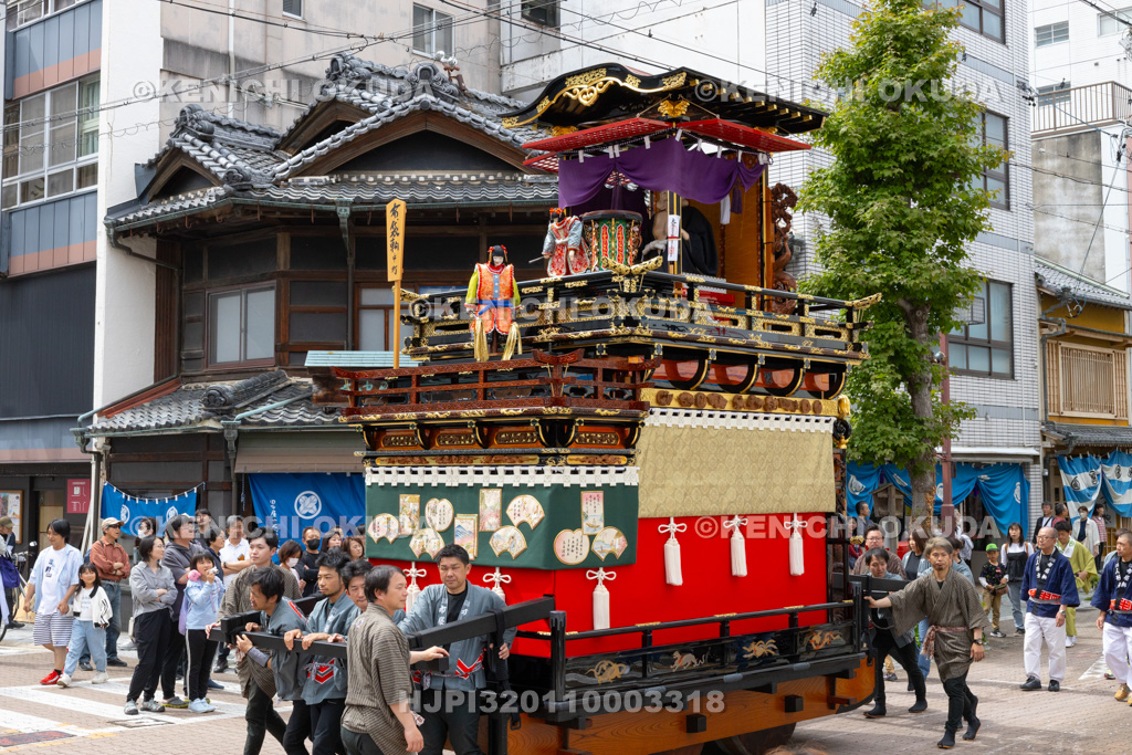 岐阜県　大垣祭（本楽）　城下町巡行（布袋やま）