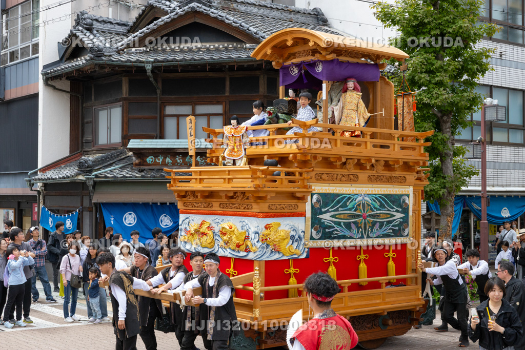 岐阜県　大垣祭（本楽）　城下町巡行（浦嶋やま）