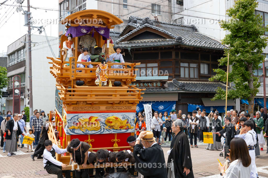 岐阜県 大垣祭(本楽) 城下町巡行(浦嶋やま)