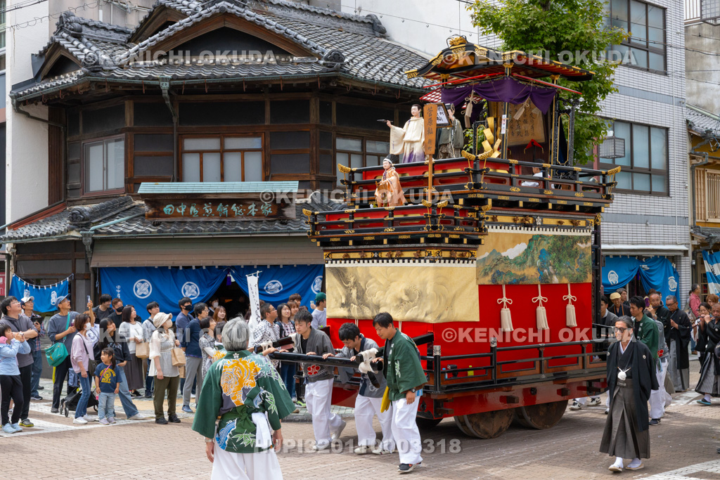 岐阜県　大垣祭（本楽）　城下町巡行（菅原やま）