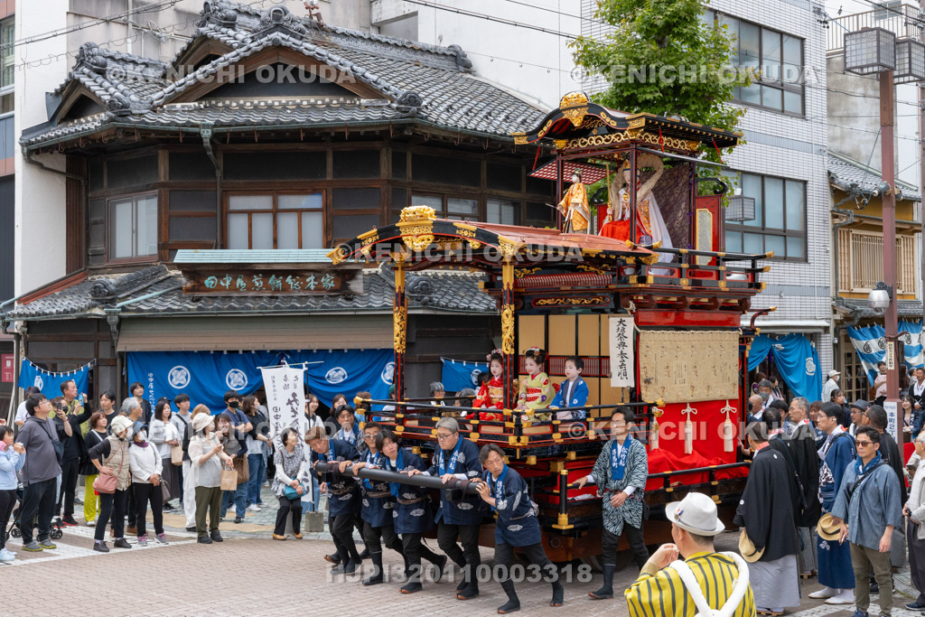 岐阜県 大垣祭(本楽) 城下町巡行(松竹やま)