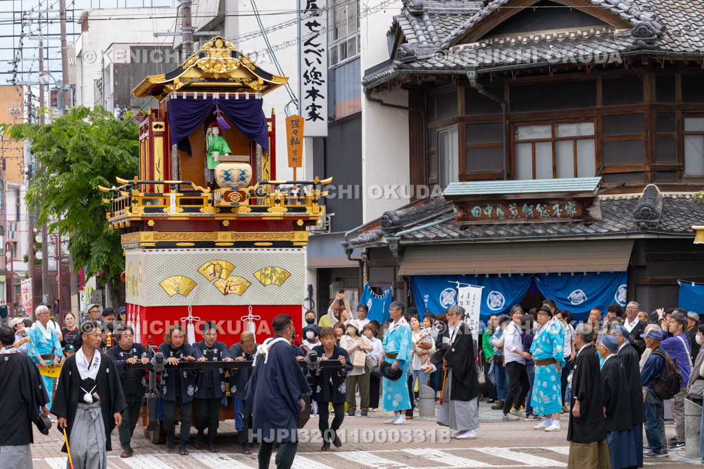 岐阜県 大垣祭(本楽) 城下町巡行(猩々やま)