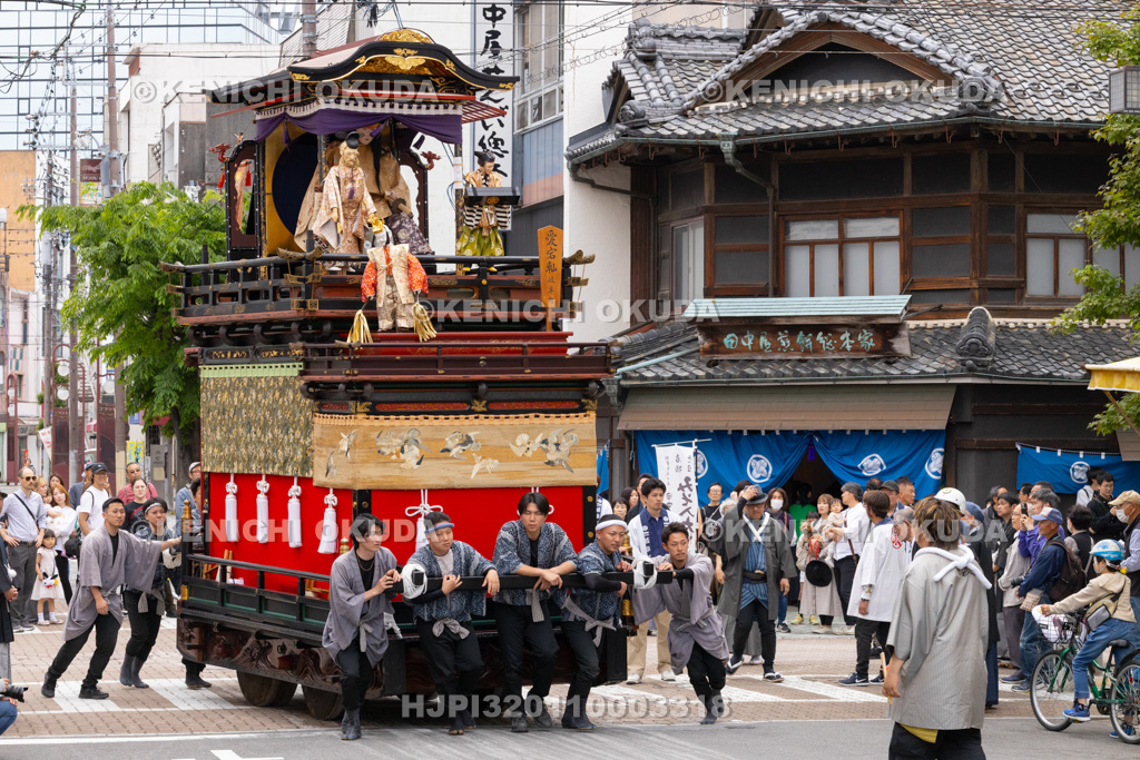 岐阜県　大垣祭（本楽）　城下町巡行（愛宕やま）