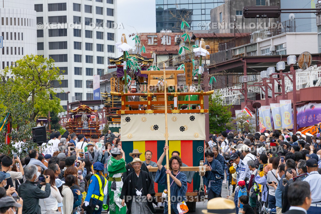岐阜県 大垣祭(本楽) 大垣まつり行列(神楽やま)