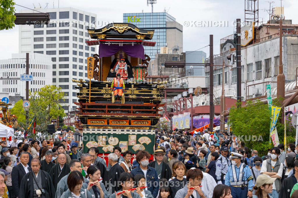 岐阜県 大垣祭(本楽) 大垣まつり行列(布袋やま)
