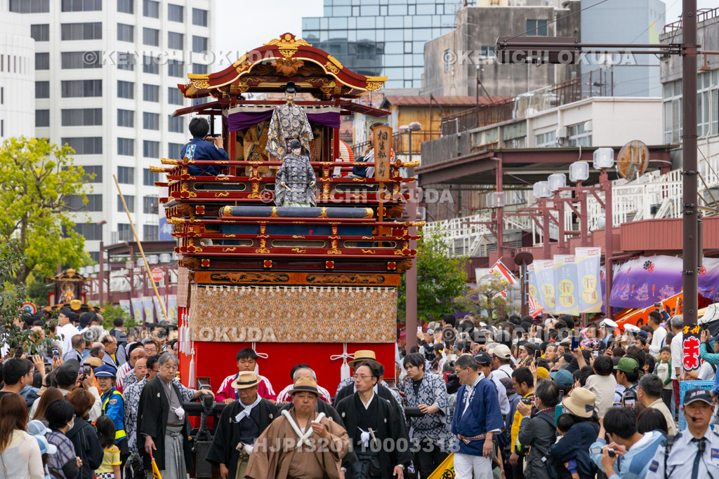 岐阜県 大垣祭(本楽) 大垣まつり行列(相生やま)