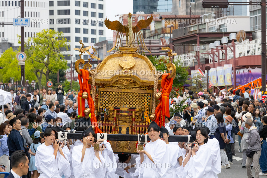 岐阜県　大垣祭（本楽）　大垣まつり行列　神輿