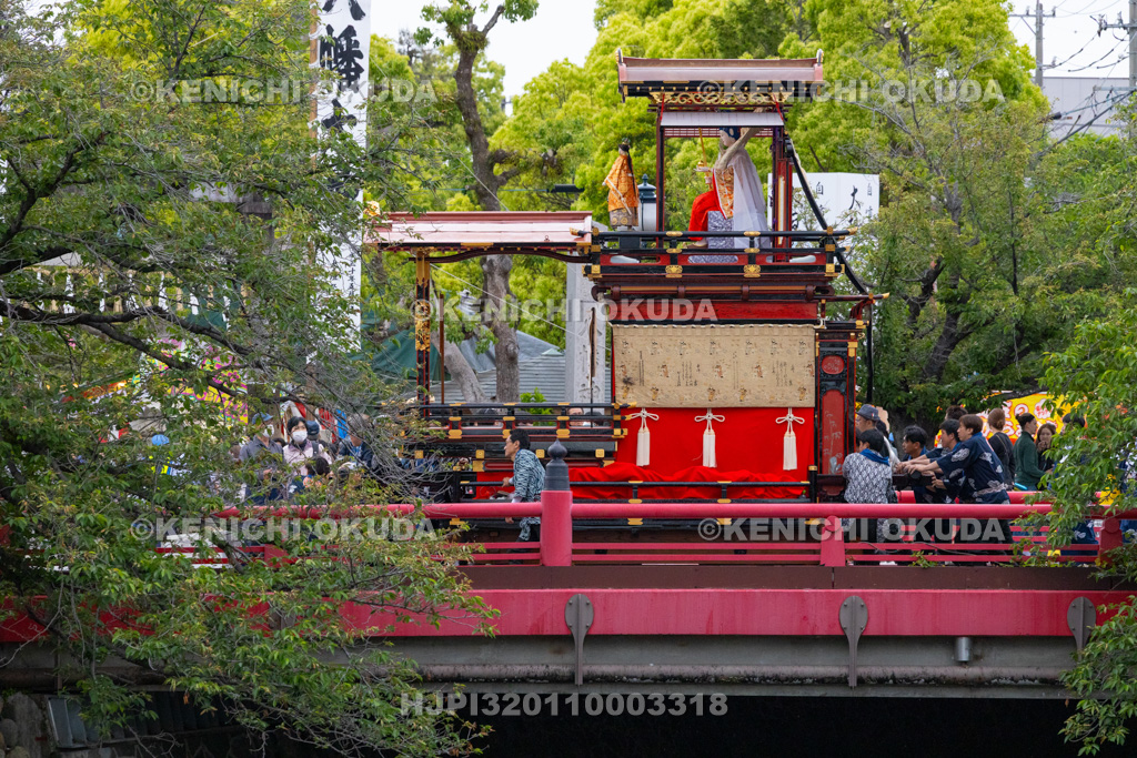 岐阜県　大垣祭（本楽）　大垣まつり行列（松竹やま）