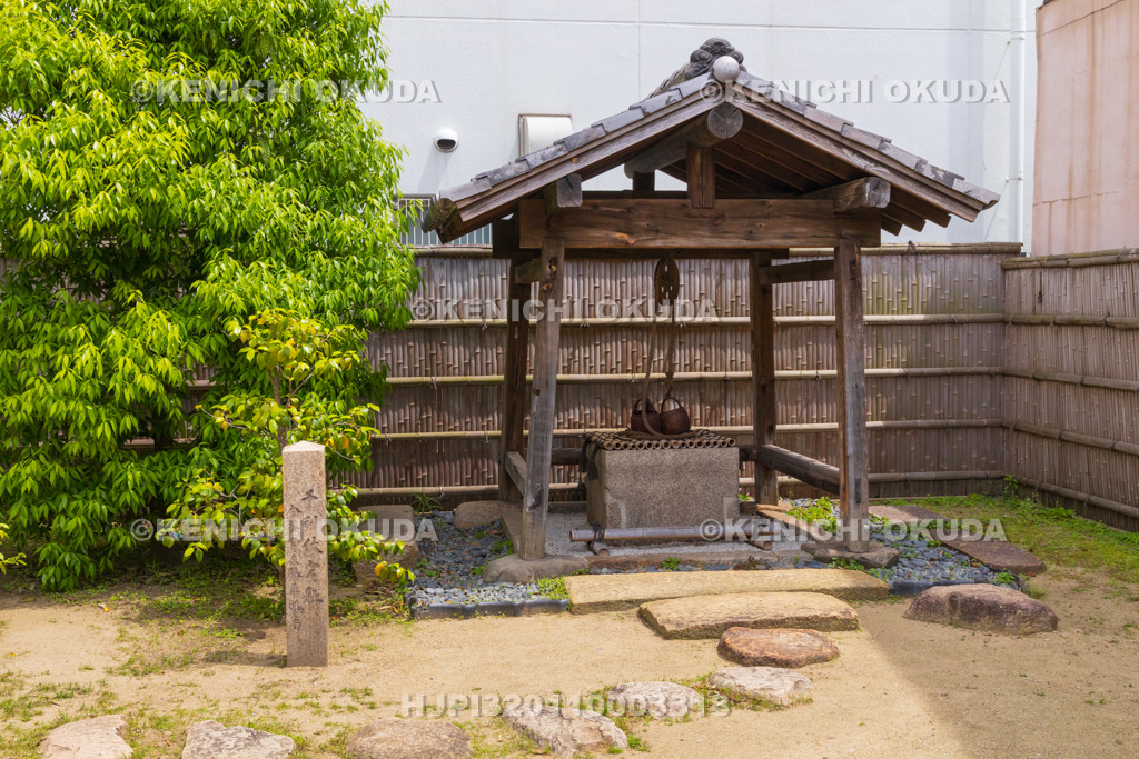大阪府　千利休屋敷跡　椿の井戸
