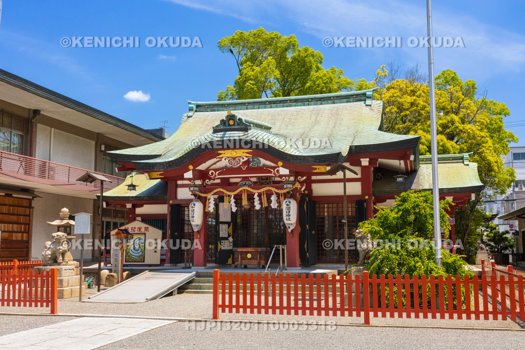 大阪府　開口（あぐち）神社　拝殿