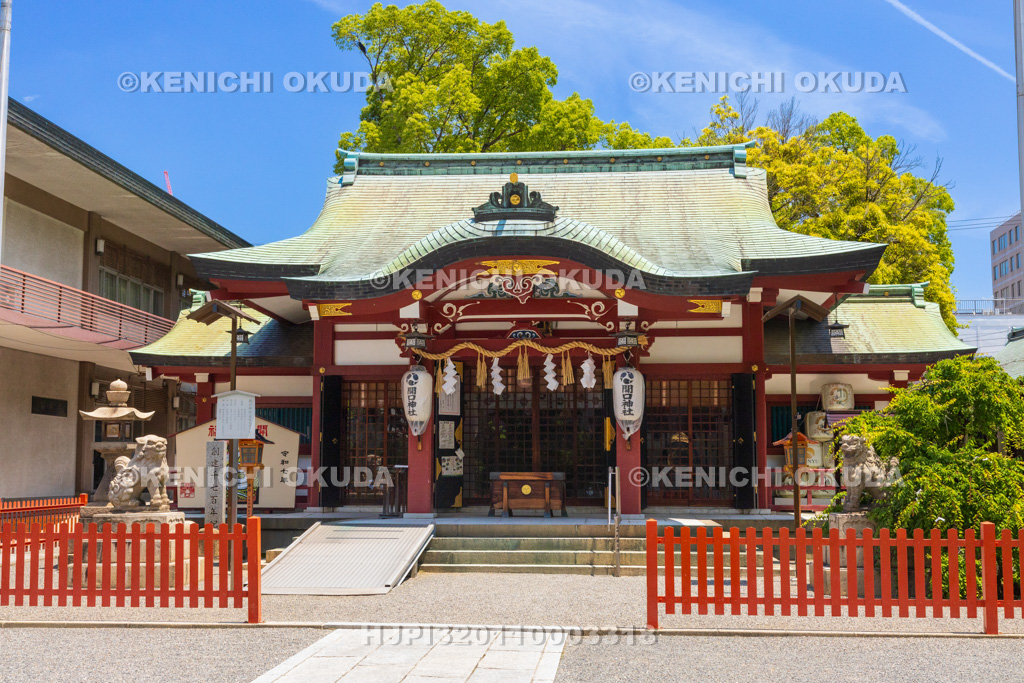 大阪府　開口（あぐち）神社　拝殿