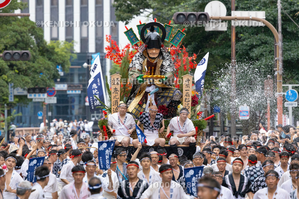 福岡県 博多祇園山笠 集団山笠見せ