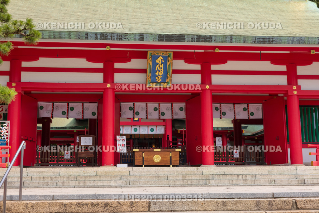 山口県　赤間神宮　拝殿