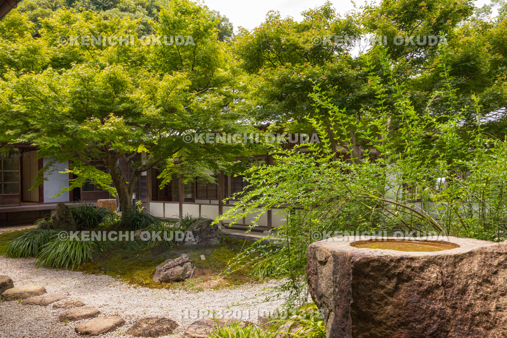 山口県　長府毛利邸　中庭