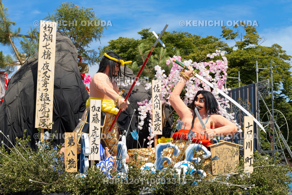 秋田県 土崎神明社祭 曳山行事(宵宮)
