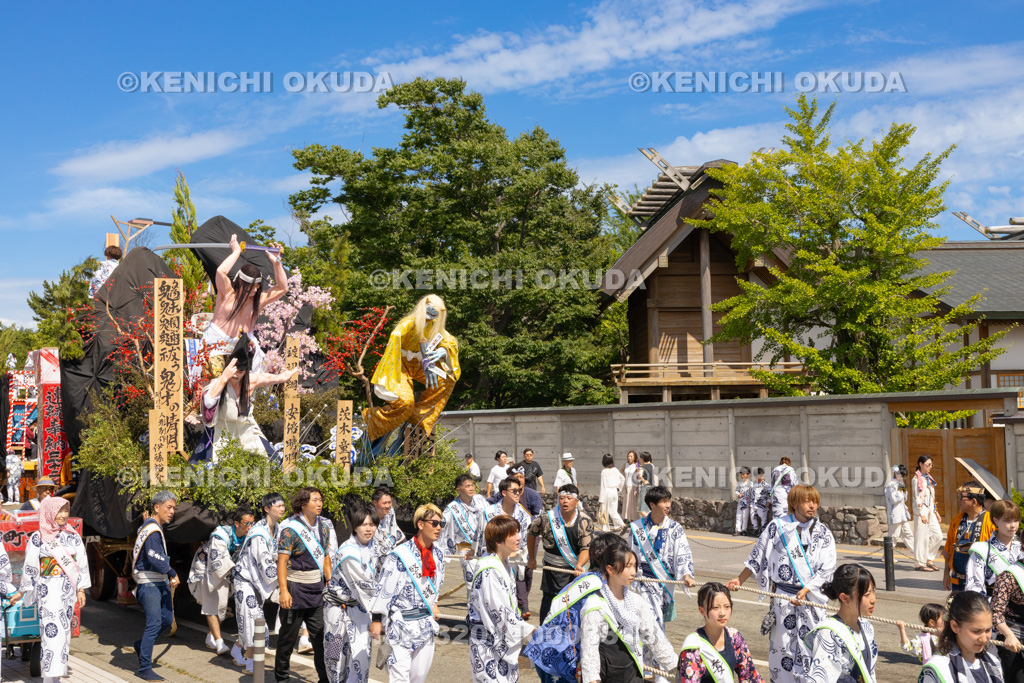 秋田県 土崎神明社祭 曳山行事(宵宮)