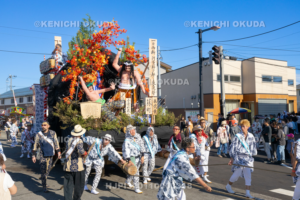 秋田県 土崎神明社祭 曳山行事(宵宮)