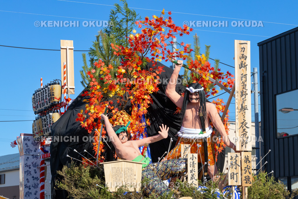 秋田県 土崎神明社祭 曳山行事(宵宮)