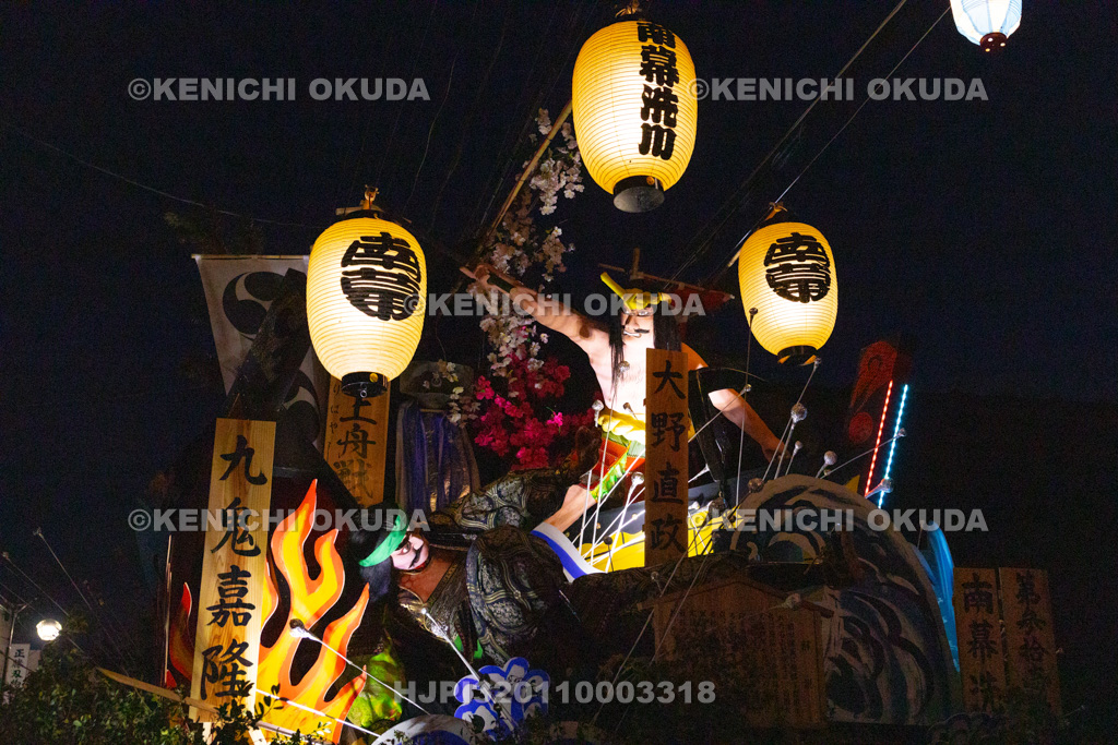 秋田県 土崎神明社祭 曳山行事(本祭) 戻り曳山